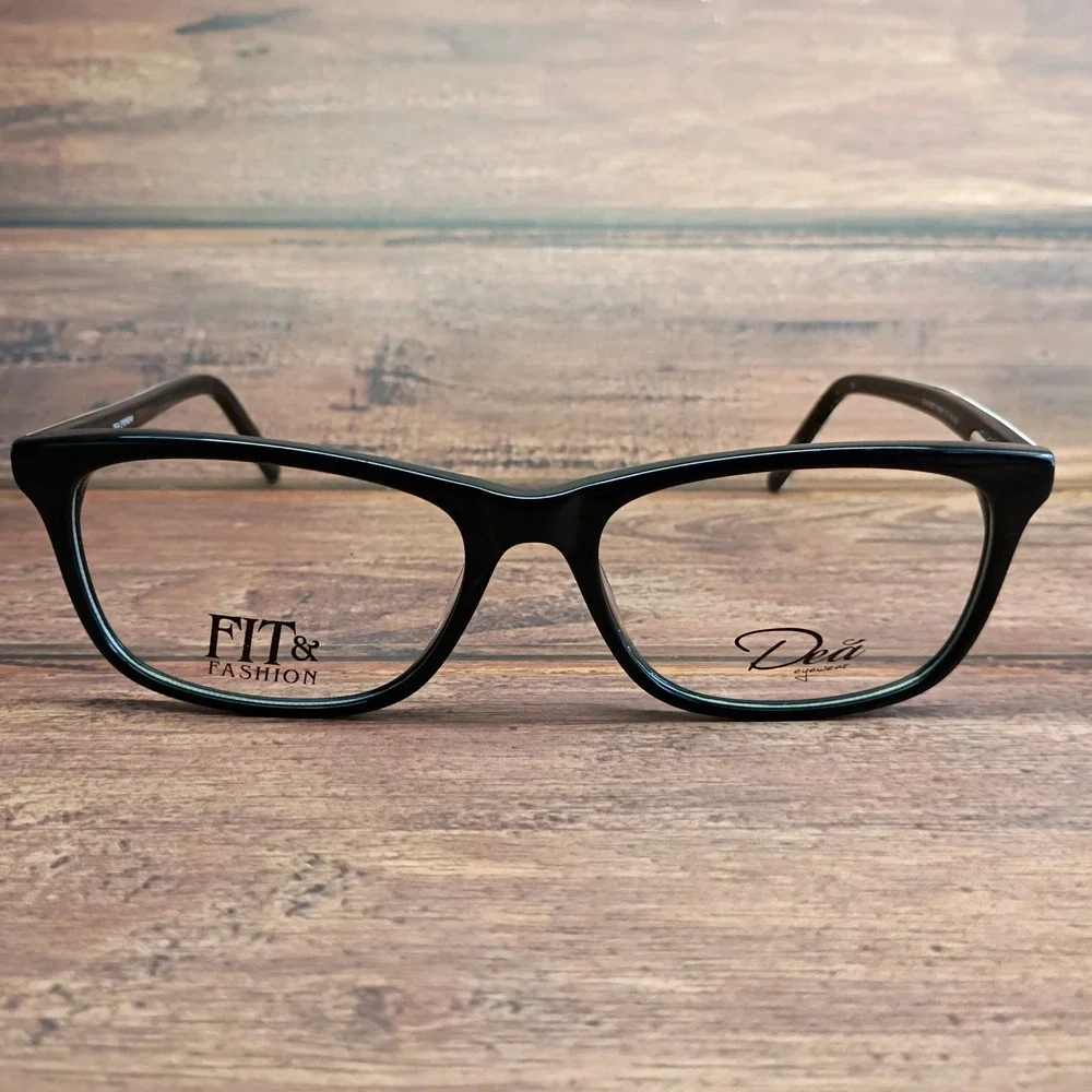 Dea Eyewear Mimi DE-02028 Black Patterned Eyeglass Frames 57-18-145